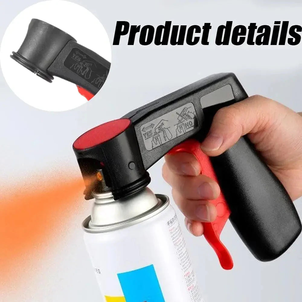 Ergonomic Handle for Spray Cans – Trigger Mechanism for Painting