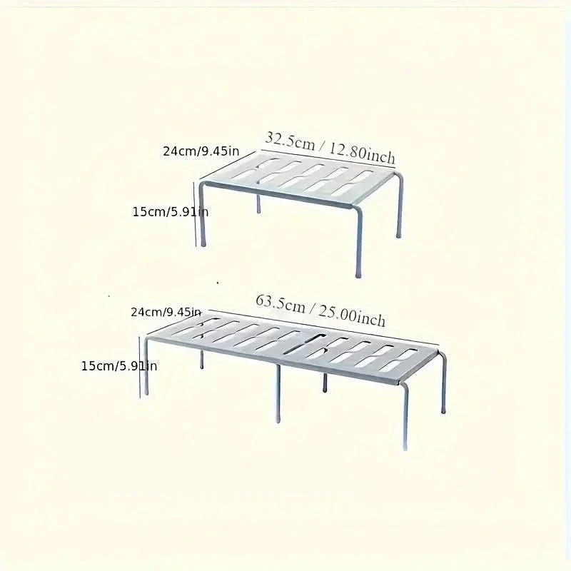 Compact Multi-Tier Shoe Organizer for Closet Storage