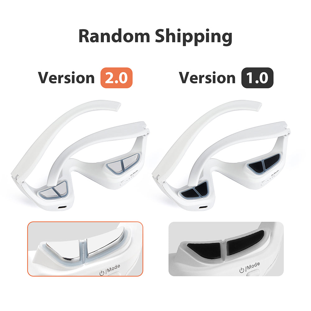Eye Massager with Four Modes and Red Light for Wearable Relaxation