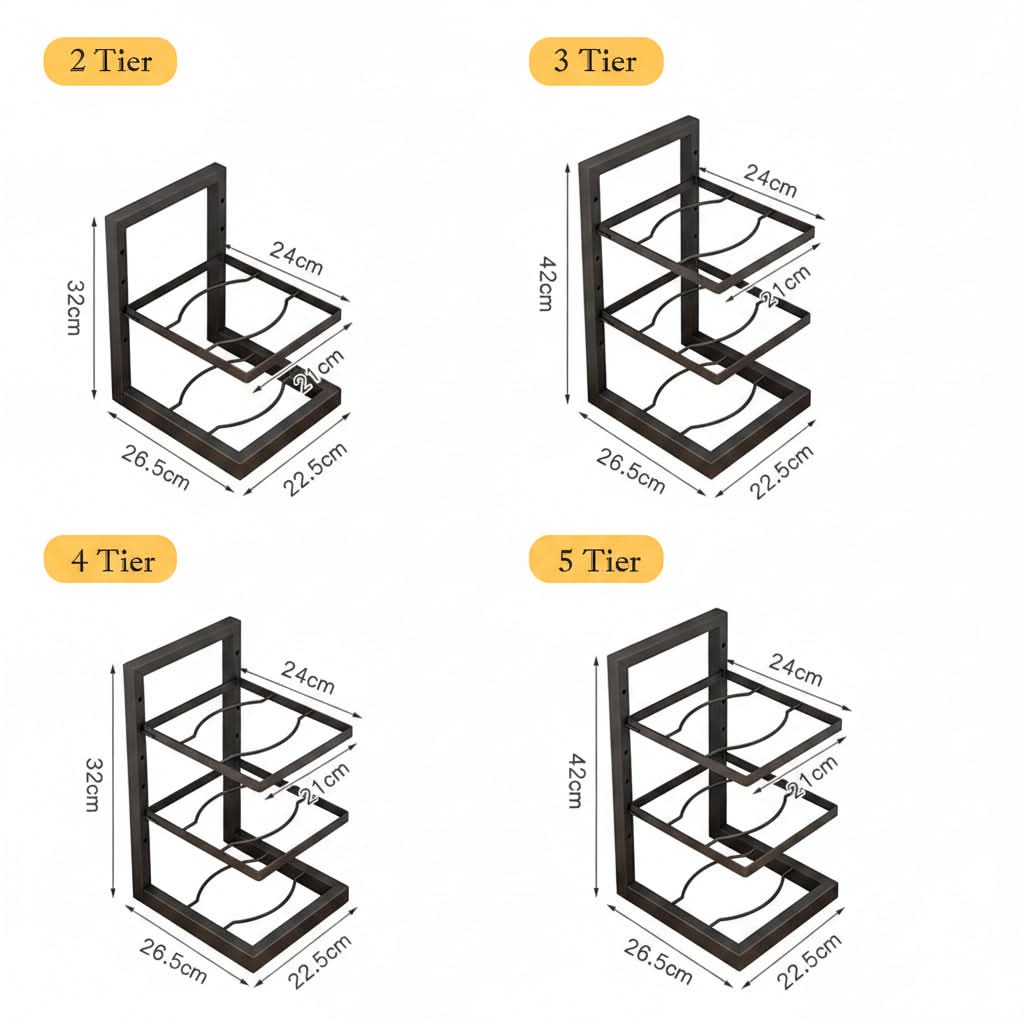 Adjustable Kitchen Organizer for Pots and Pans