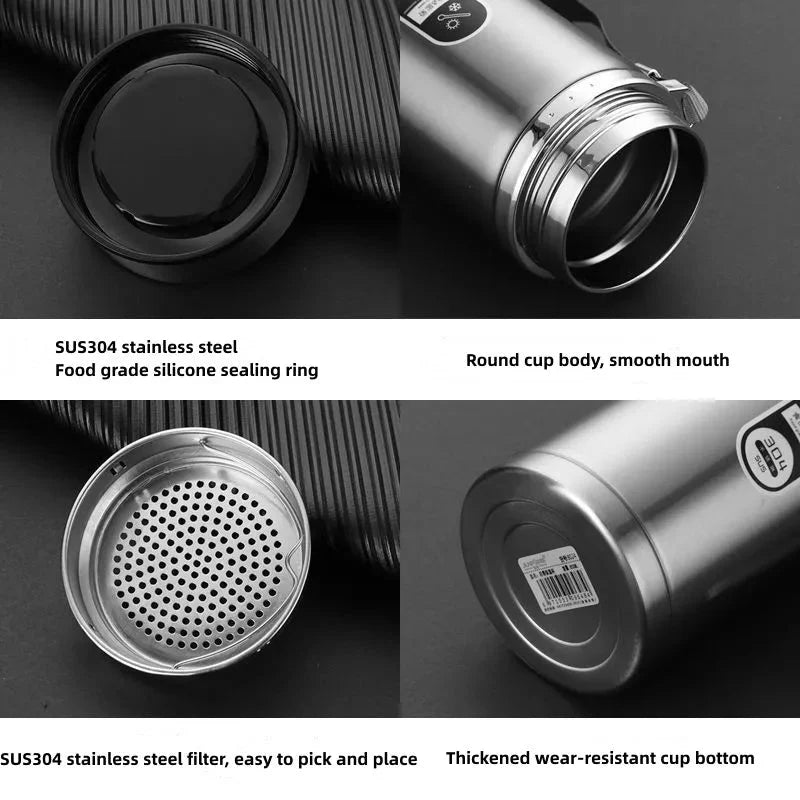 Insulated Stainless Steel Bottle with LED Temperature Indicator