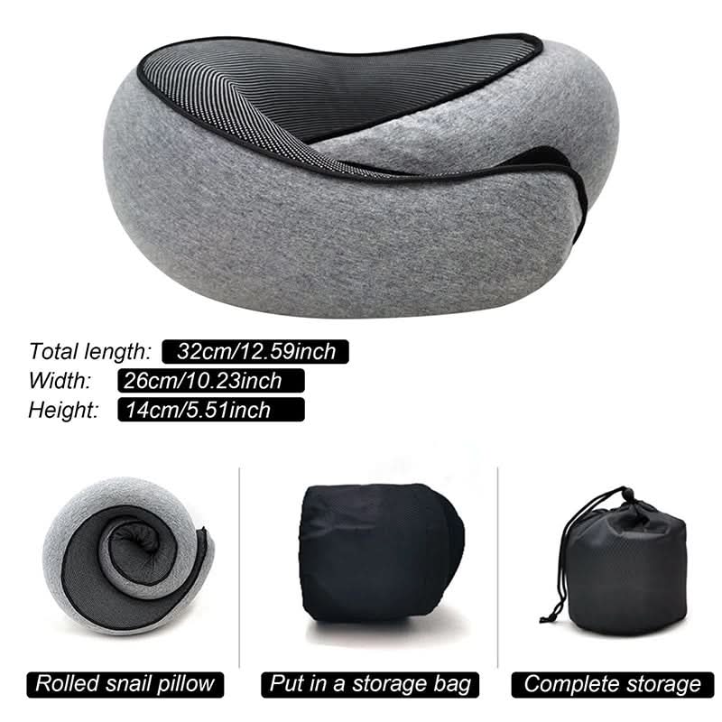 Adjustable Comfort Neck Pillow with Memory Foam Support