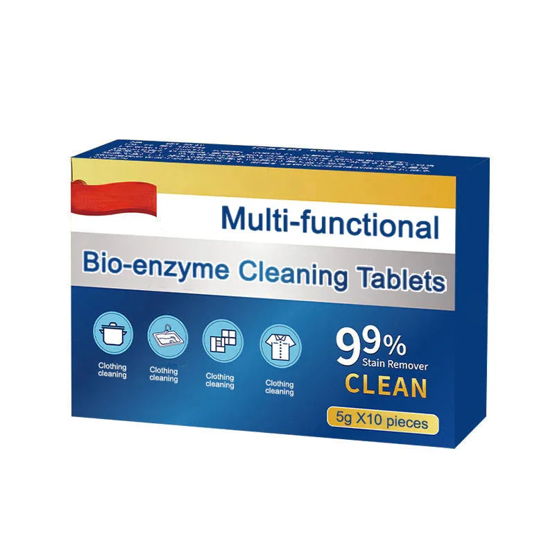 Enzyme Cleaning Tablets for Stains, Grease, and Odors – 10 Pack