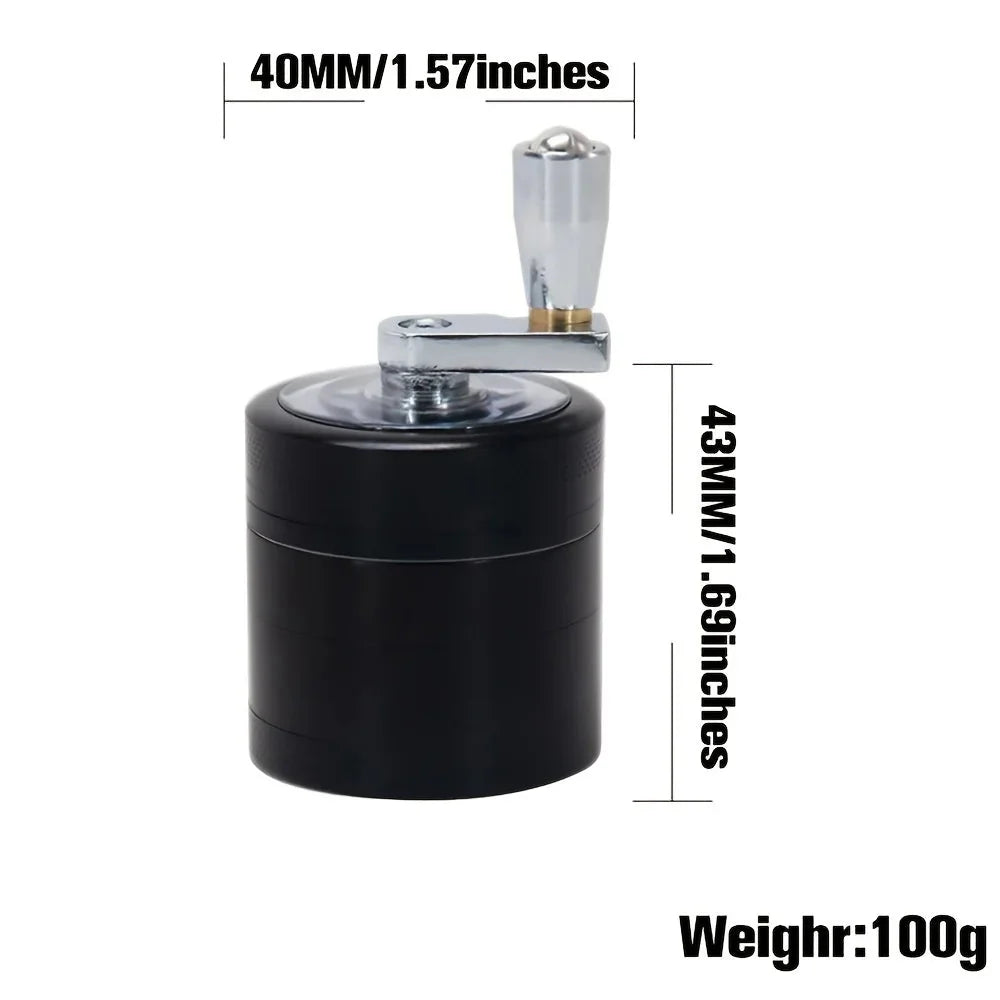 Manual Spice Mill for Nutmeg and Peppercorns – Stainless Steel Grinder