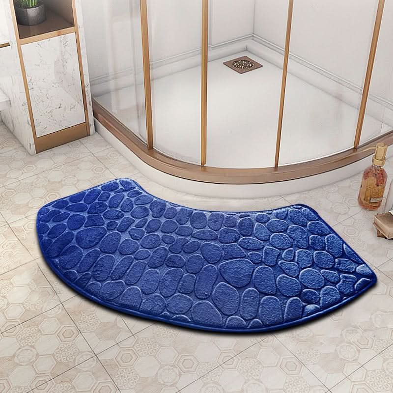 3D Quick-Dry Non-Slip Velvet Bath Mat in Soft Texture