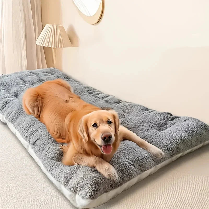 XXL Dog Mattress with Soft Plush Top - 120 x 60 cm