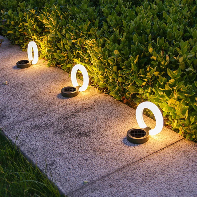360° Swiveling Solar Ground Light with IP65 Waterproof Design