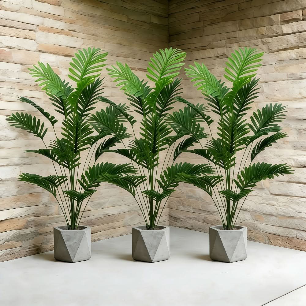Artificial Tropical Palm Leaves for Decorative Plant Arrangements