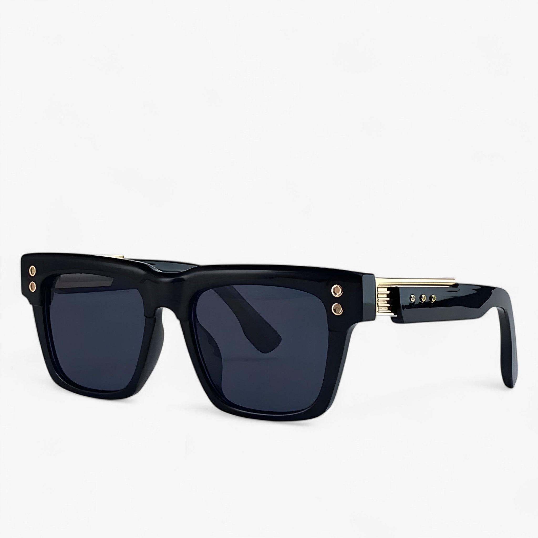 Polarized Lens Sunglasses in Steampunk Style