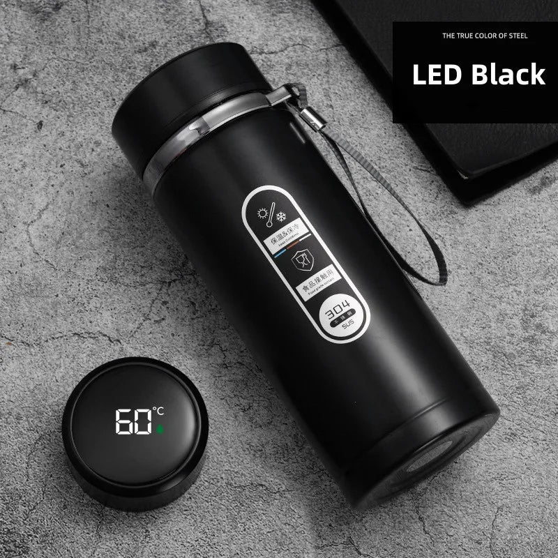 Insulated Stainless Steel Bottle with LED Temperature Indicator