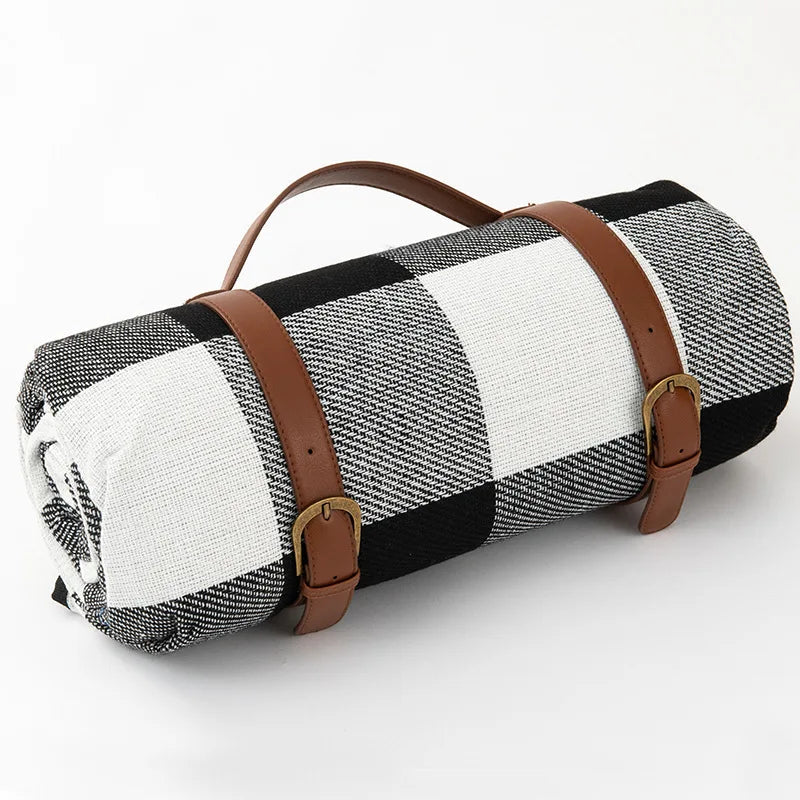 Portable Waterproof Blanket for Picnics with Carry Strap