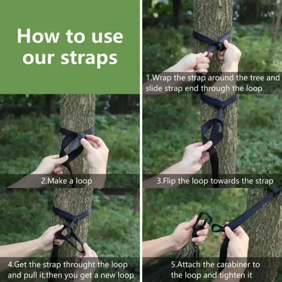 Camping Hammock for Leisure with Mosquito Netting