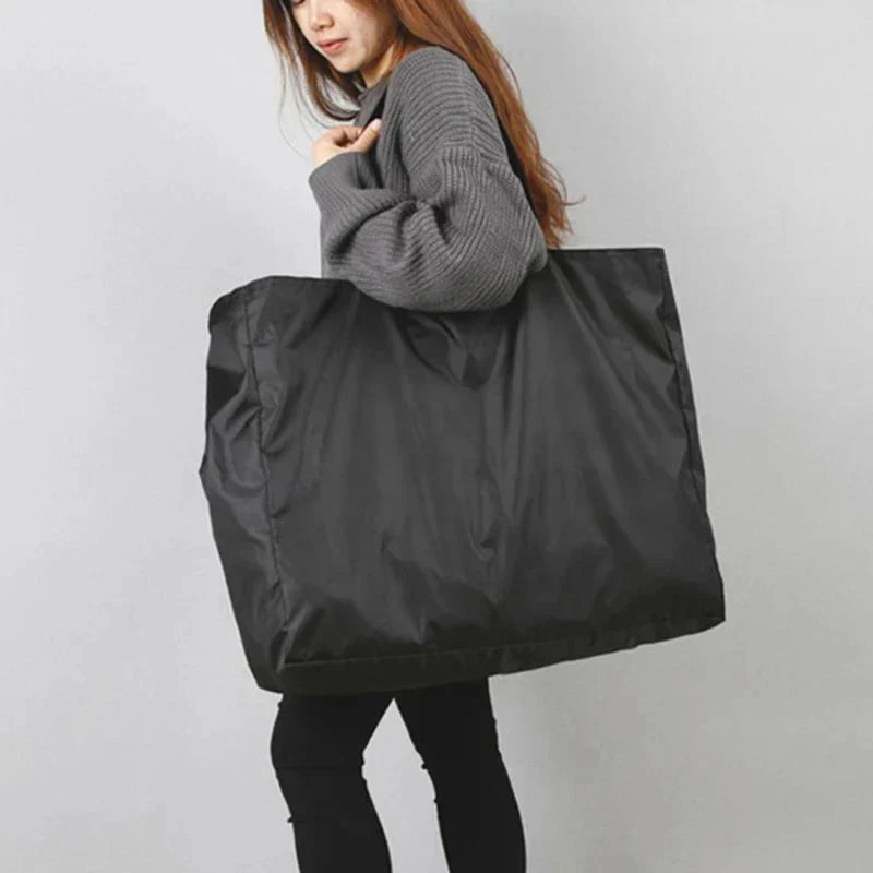 Water-Resistant Foldable Travel Bag - Available in 4 Sizes, Black and Blue