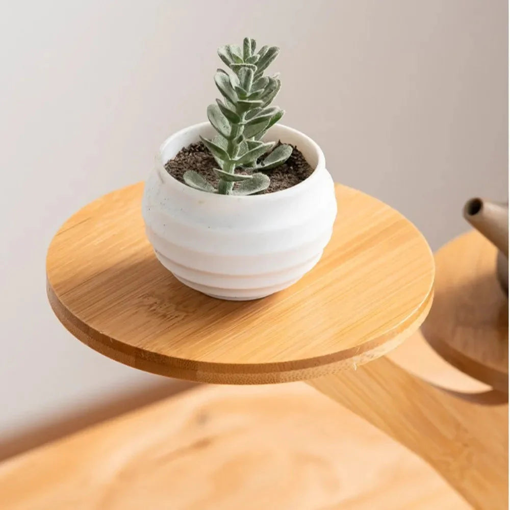 Multi-tier Bamboo Shelf – Z-Shape or Y-Shape Design