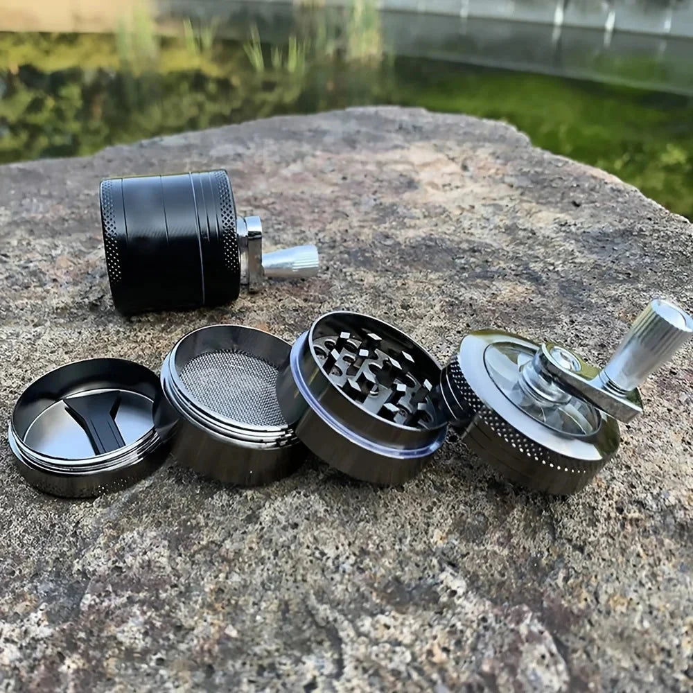 Manual Spice Mill for Nutmeg and Peppercorns – Stainless Steel Grinder