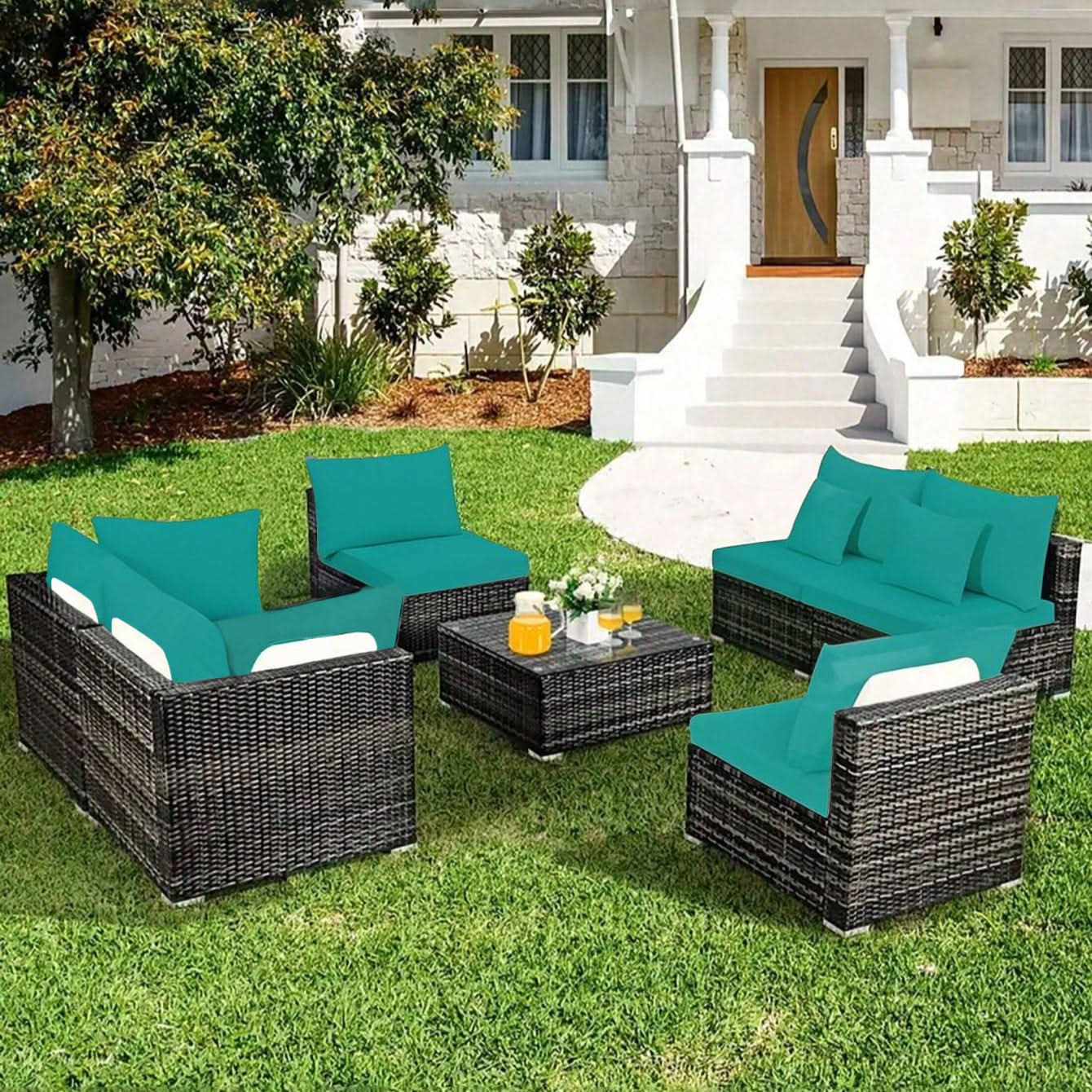 Non-Slip Cushion Covers for Protecting Patio Furniture