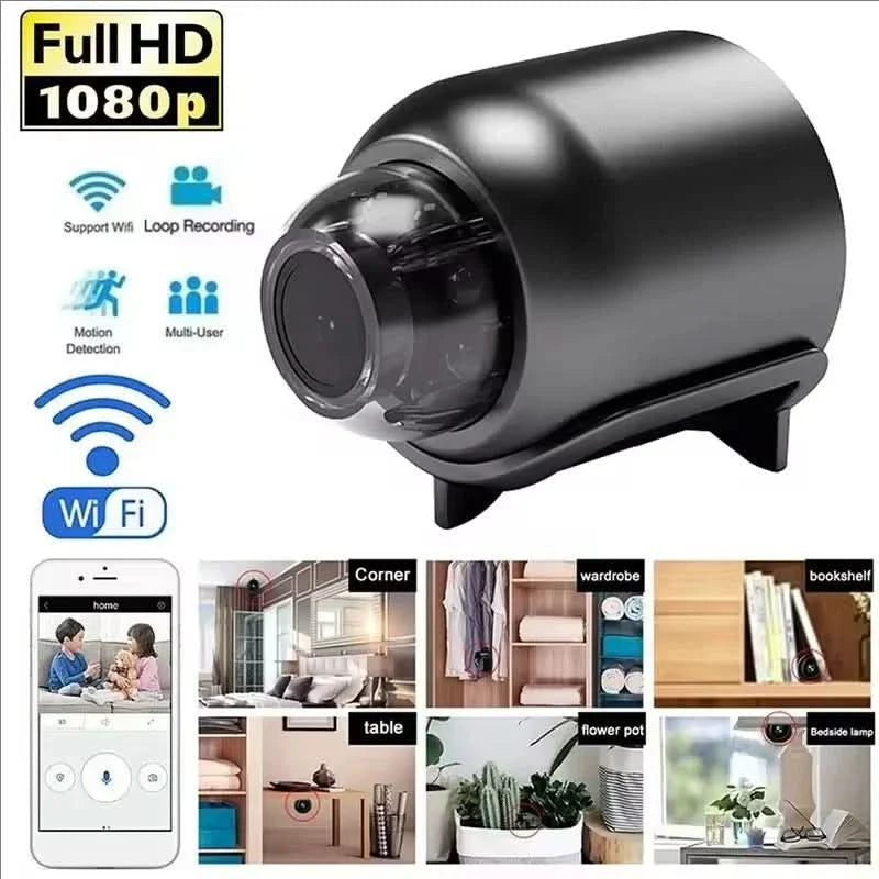 Wireless Mini Camera for Home Security – 1080P HD Surveillance