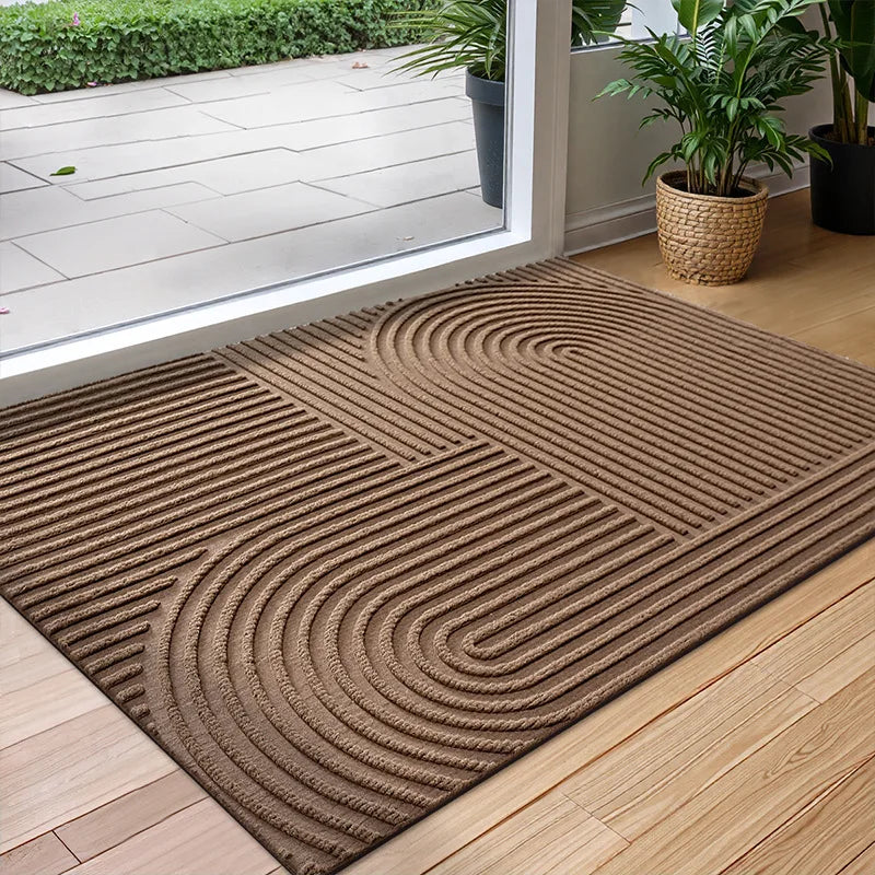 Durable Non-slip Door Mat for Indoor/Outdoor Use - Water-absorbent & Mold-resistant