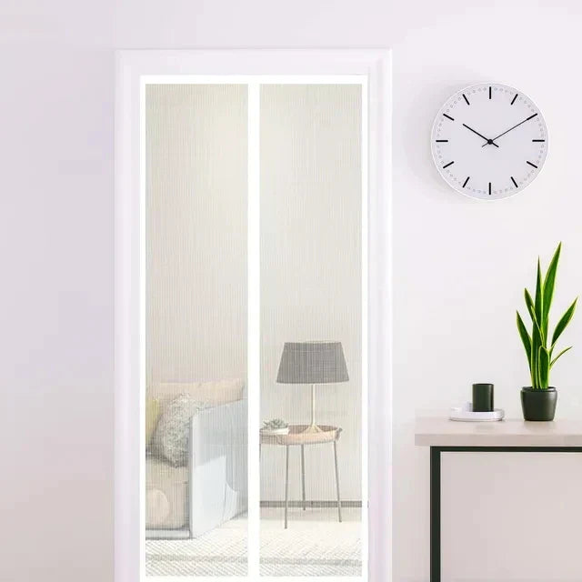InsectShield Magnetic Screen Door for Easy Ventilation