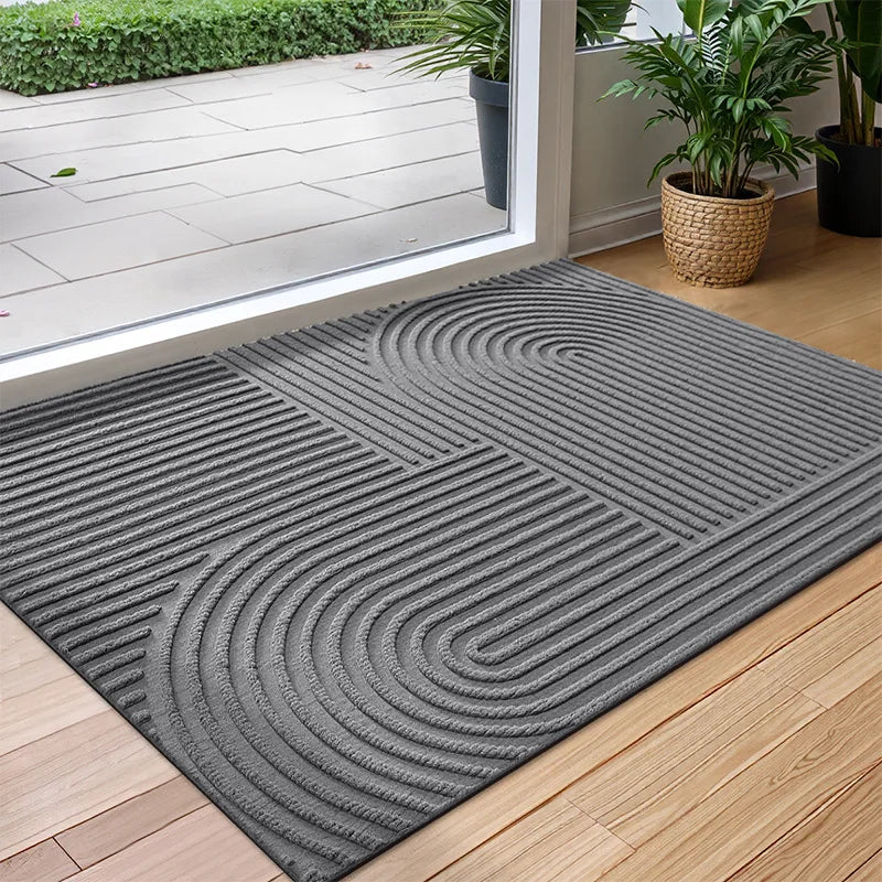 Durable Non-slip Door Mat for Indoor/Outdoor Use - Water-absorbent & Mold-resistant