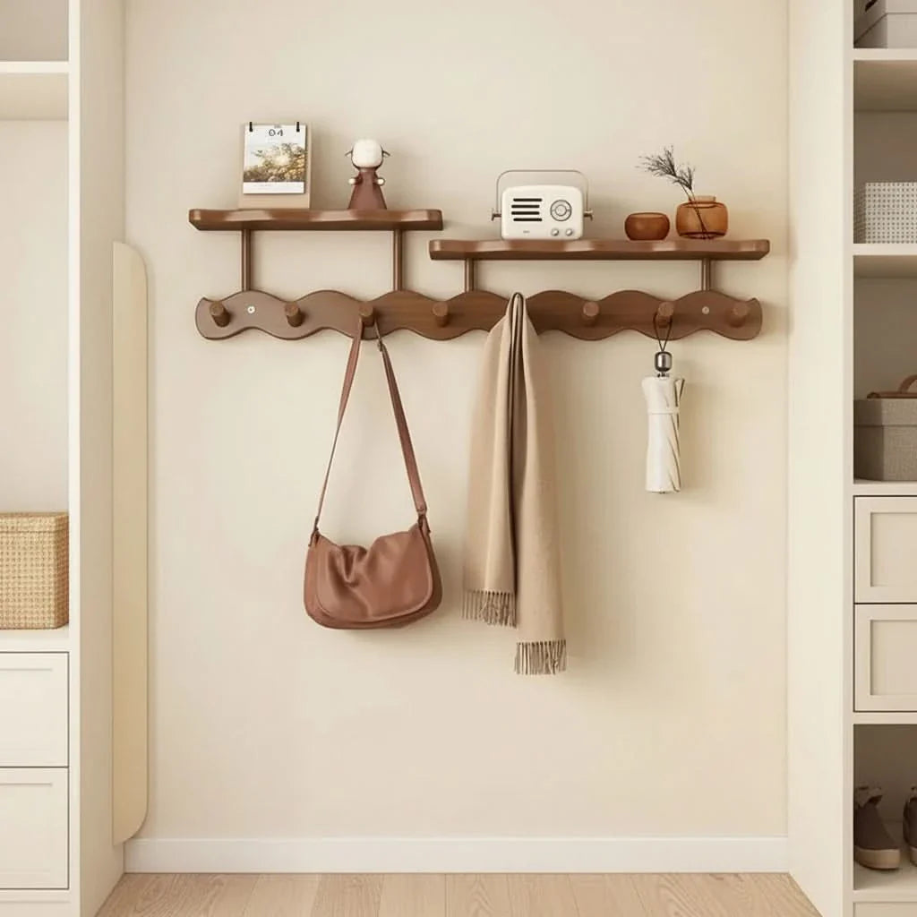Wall-Mounted Organizer Rack for Clutter-Free Home Storage