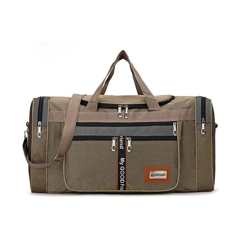 Water-Resistant Travel Bag for Men – Foldable with Spacious Design