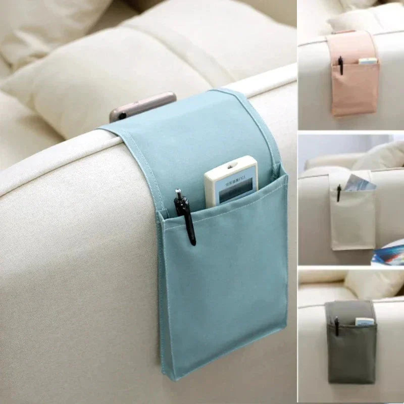 Hanging Storage Solution – Cotton Bed Organizer with Pockets