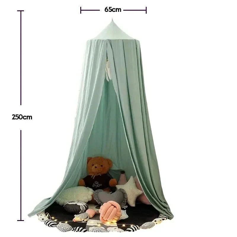 Decorative Hanging Bed Canopy for Girls' Play Areas