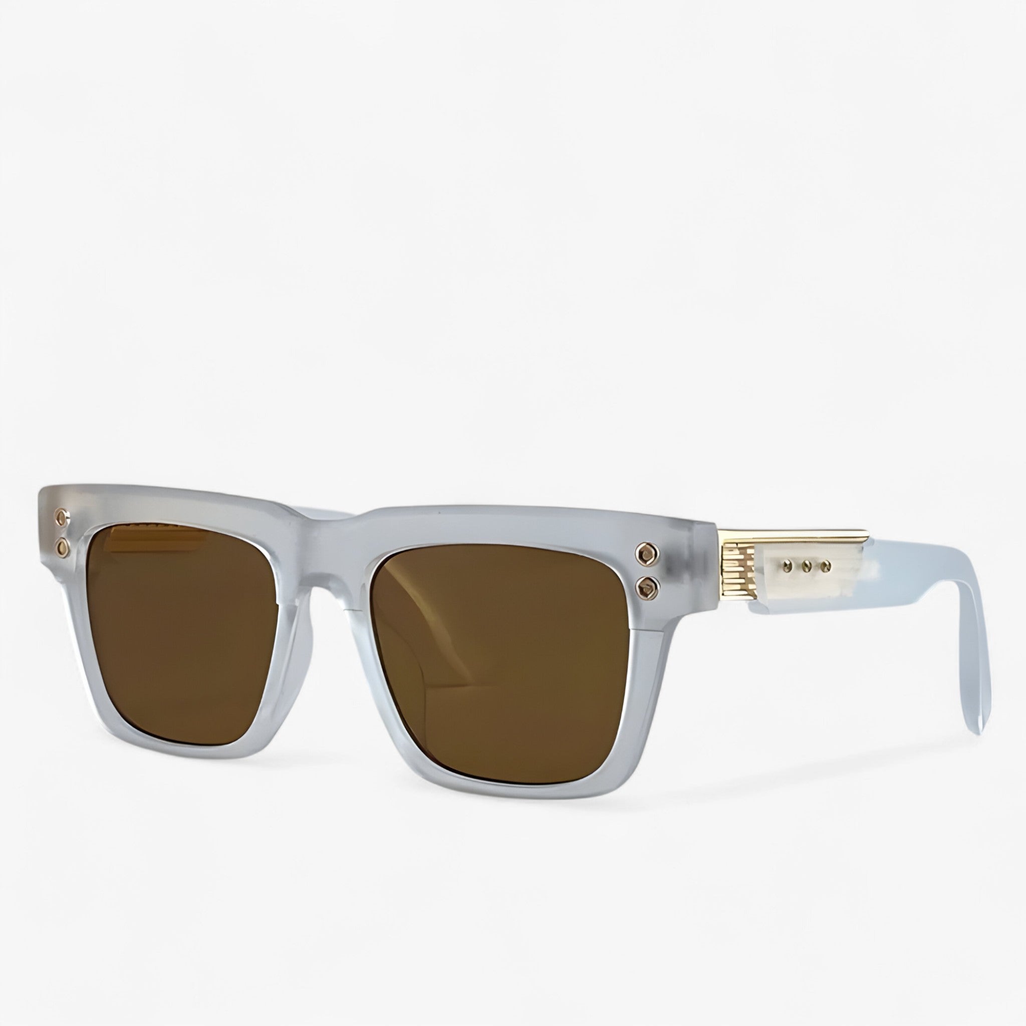 Polarized Lens Sunglasses in Steampunk Style