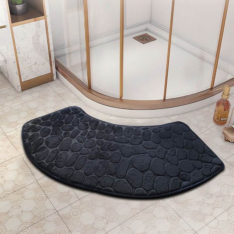 3D Quick-Dry Non-Slip Velvet Bath Mat in Soft Texture