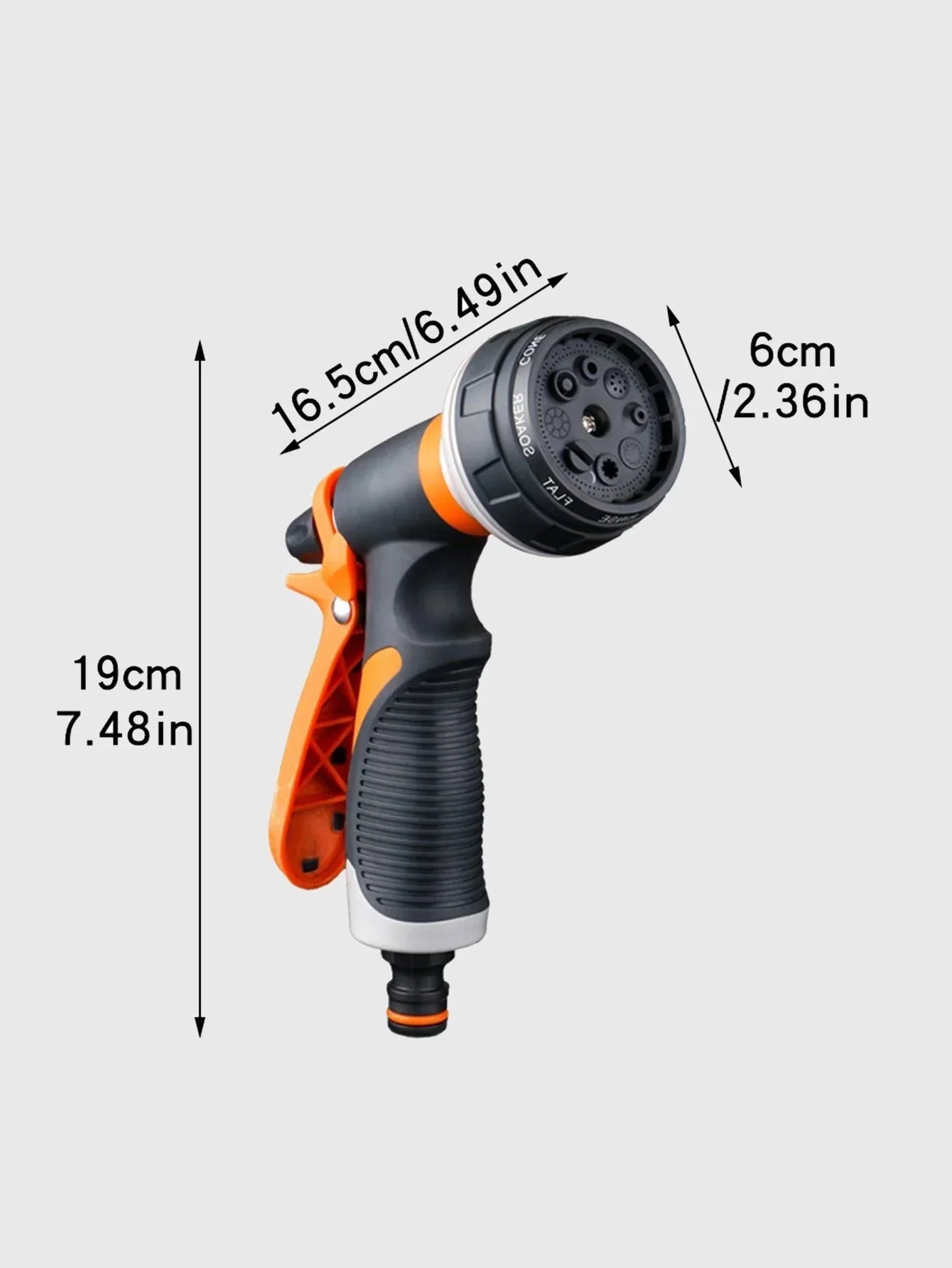 8-Pattern Spray Gun for Garden Use – Ideal for Watering, Cleaning, Car Wash