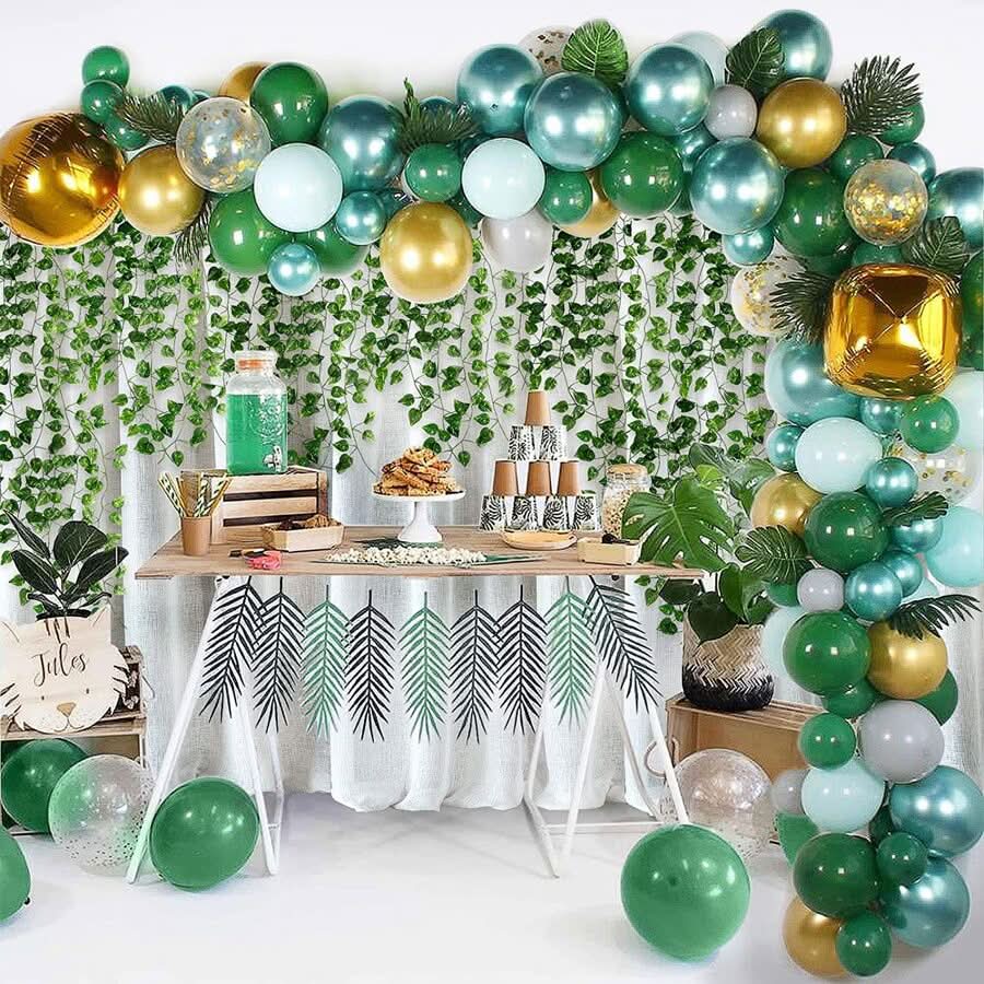 Hanging Vine Decor - Artificial Green Ivy Garland