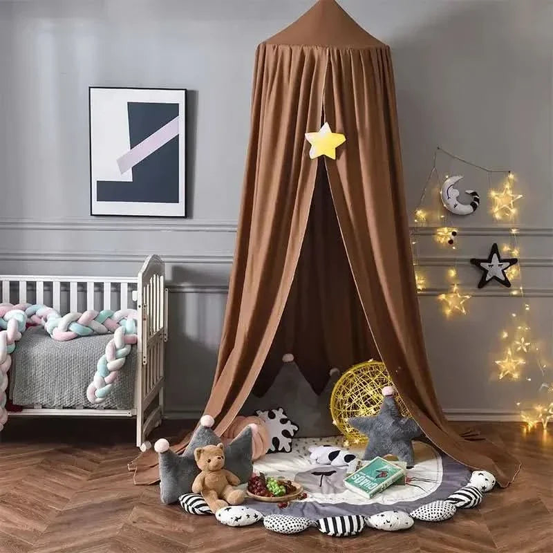 Decorative Hanging Bed Canopy for Girls' Play Areas