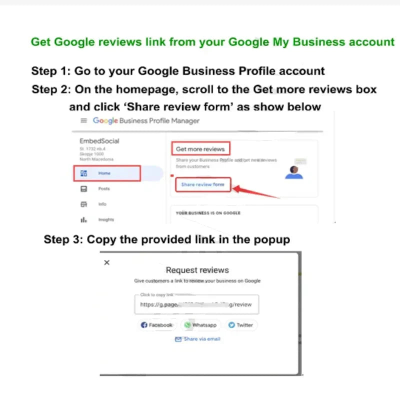 Customer Review Stand with NFC for Google Feedback Collection