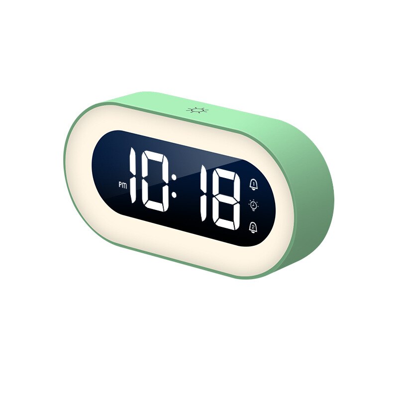 LED Digital Alarm Clock with Night Light and Soft Wake-Up Sounds