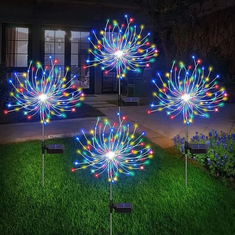 Solar-Powered Fairy Lights for Outdoor Patios and Pathways