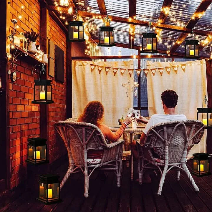 Solar Lantern Candle for Creating a Cozy Outdoor Atmosphere