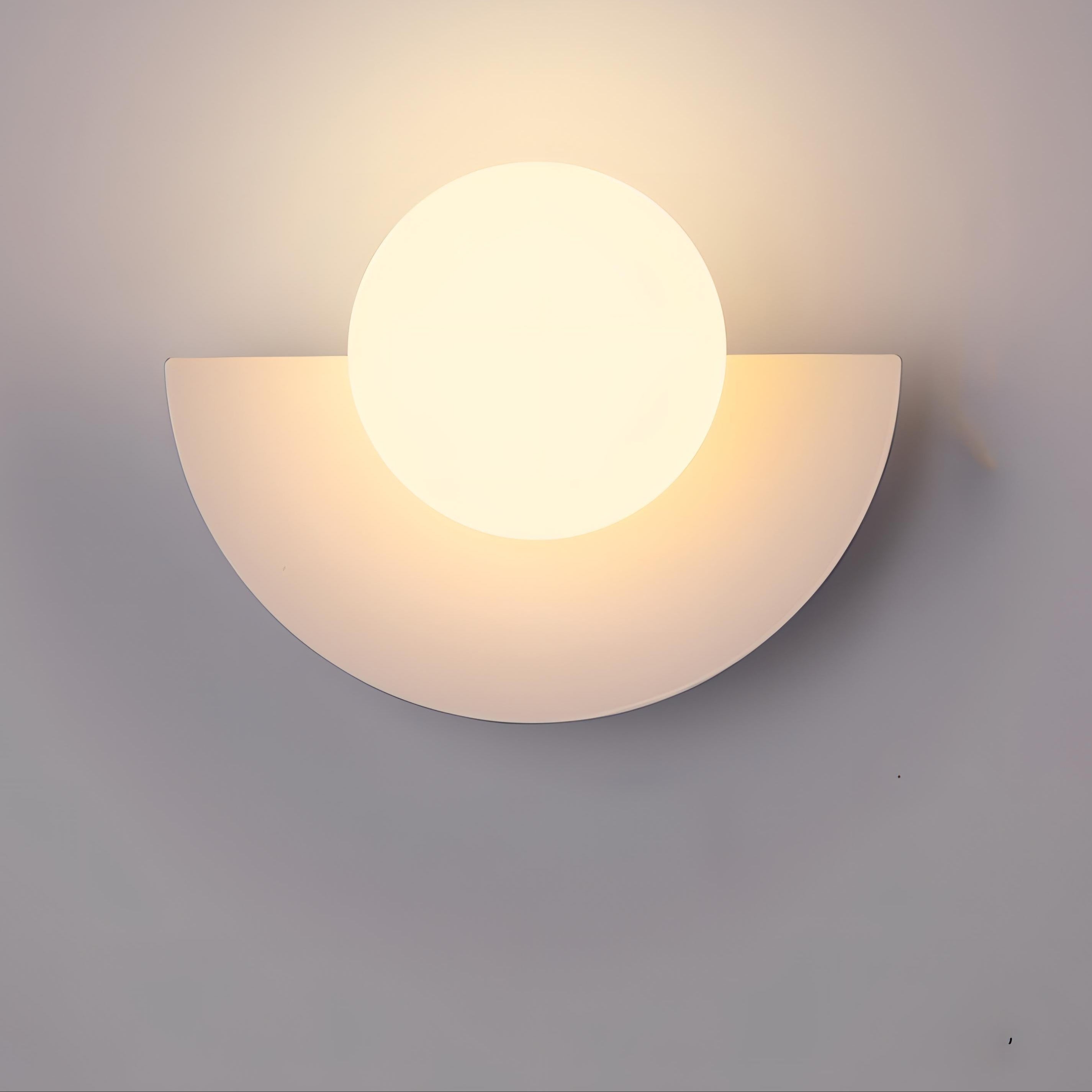 LED Globe Wall Light in Nordic Style Design