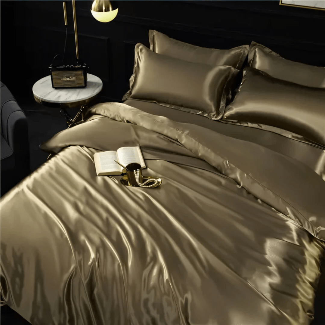 Elegant Satin Bed Linen Set for Unmatched Relaxation