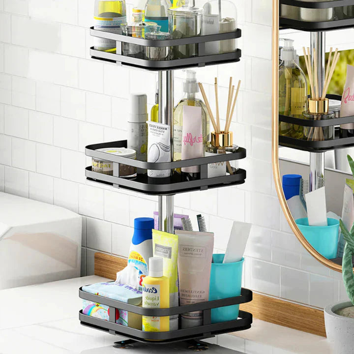 Tiered Spice Organizer with Rotating Design