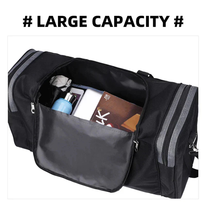 Water-Resistant Travel Bag for Men – Foldable with Spacious Design