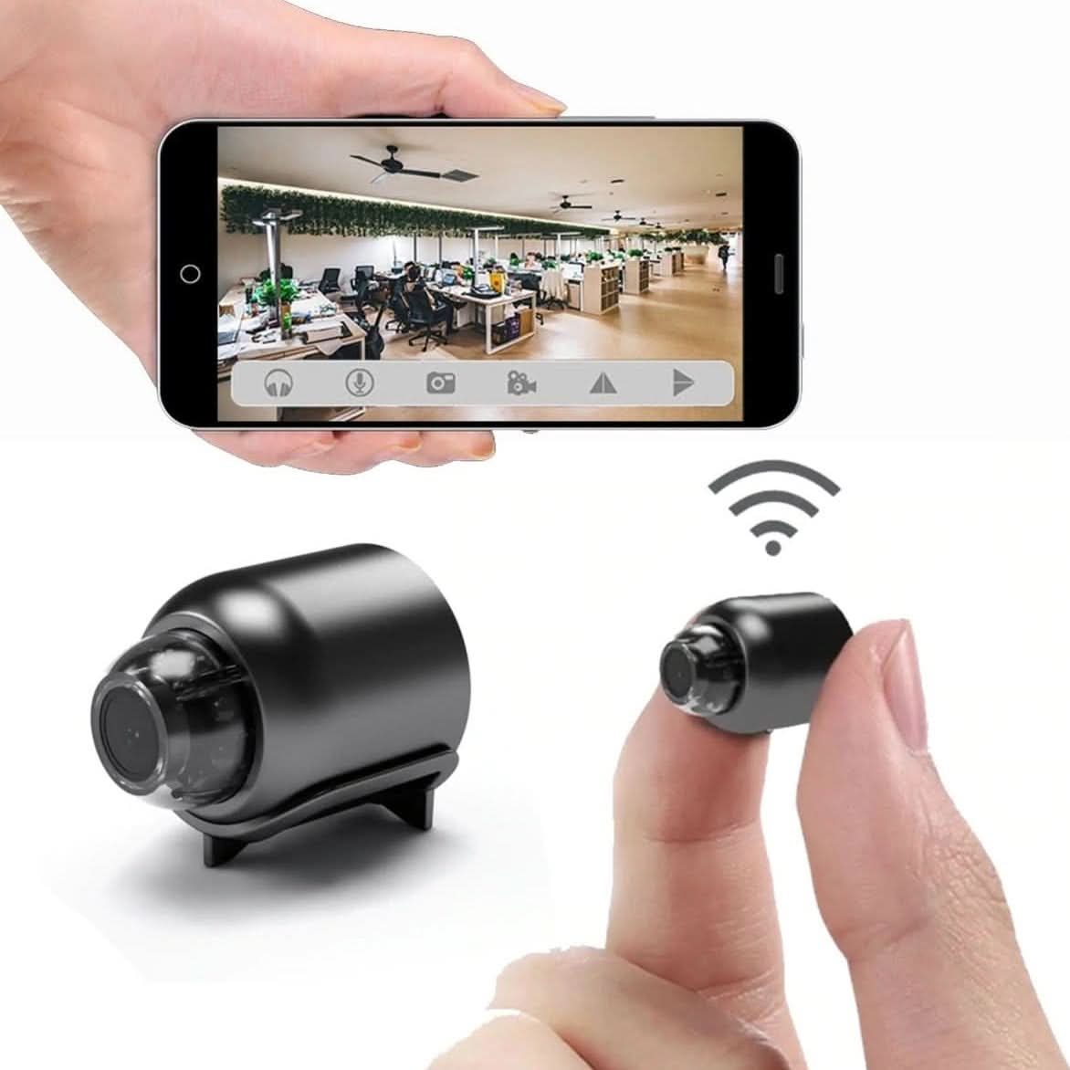 Smart Outdoor Security Camera with Night Vision and Motion Detection Alerts