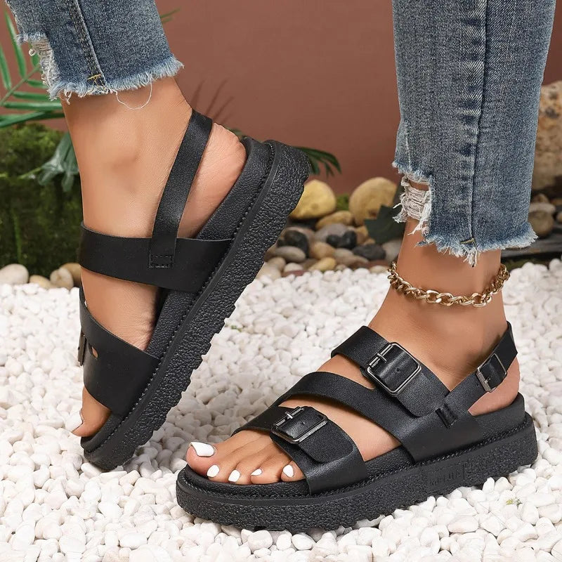 Women's Arch Support Sandals with Slip-Resistant Sole
