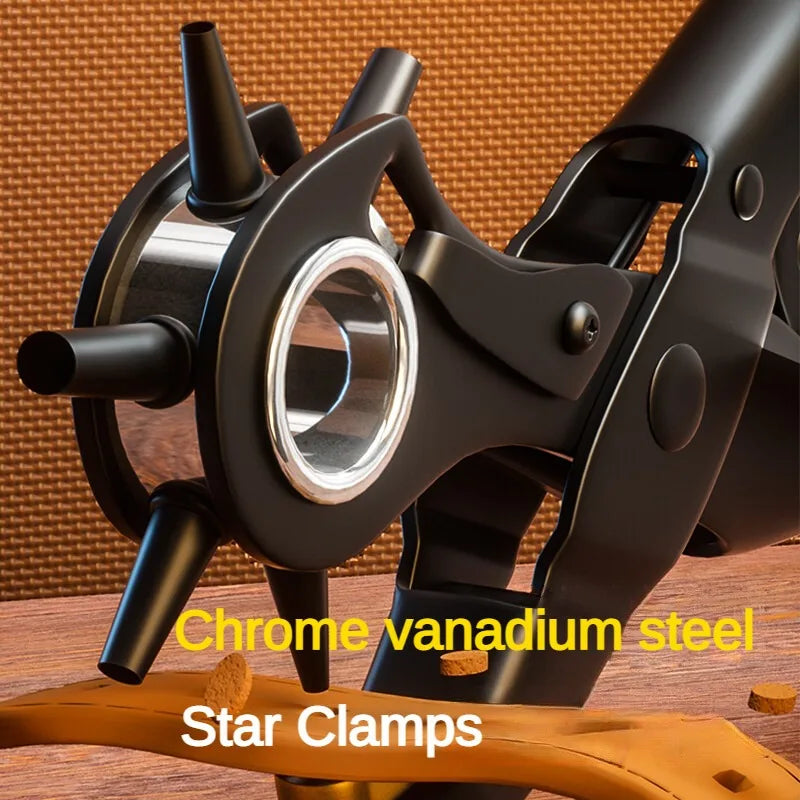 Heavy-Duty Craft Cutter Pliers for Leather – Precision Hole Punch for Belts and Straps