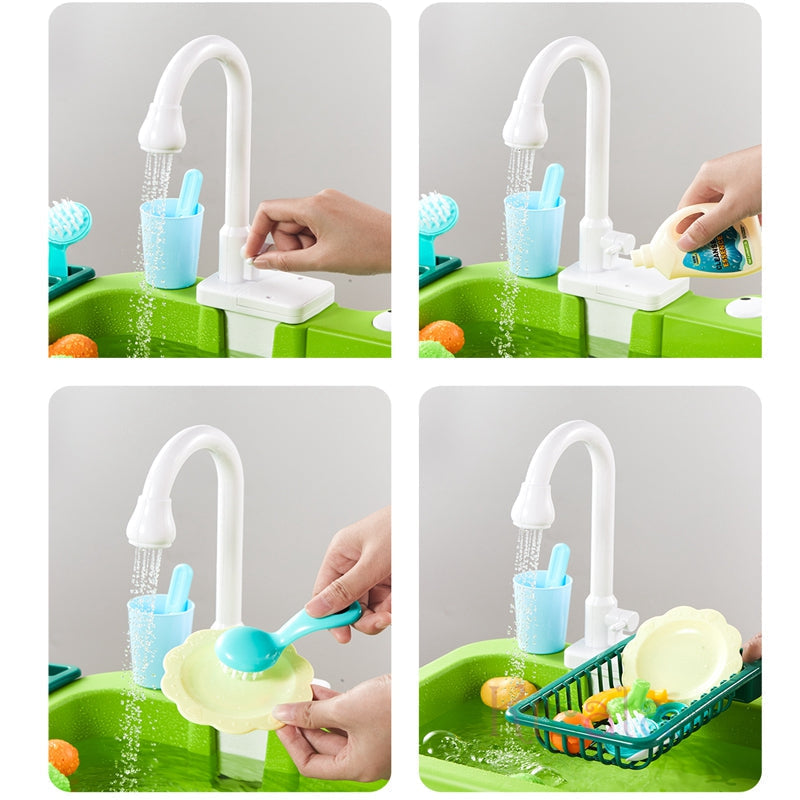 Fountain Water Play Table with Toys and Accessories