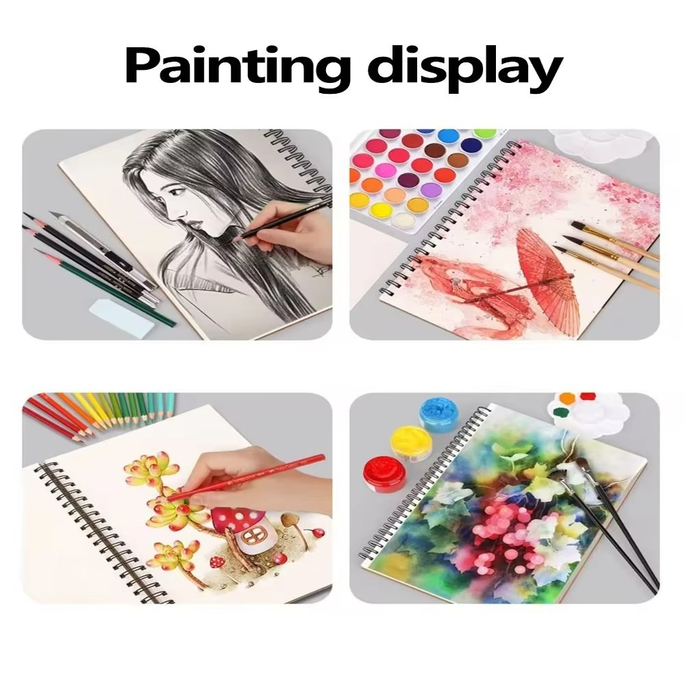 Thick Paper Spiral Drawing Sketch Pad for Art and Sketching