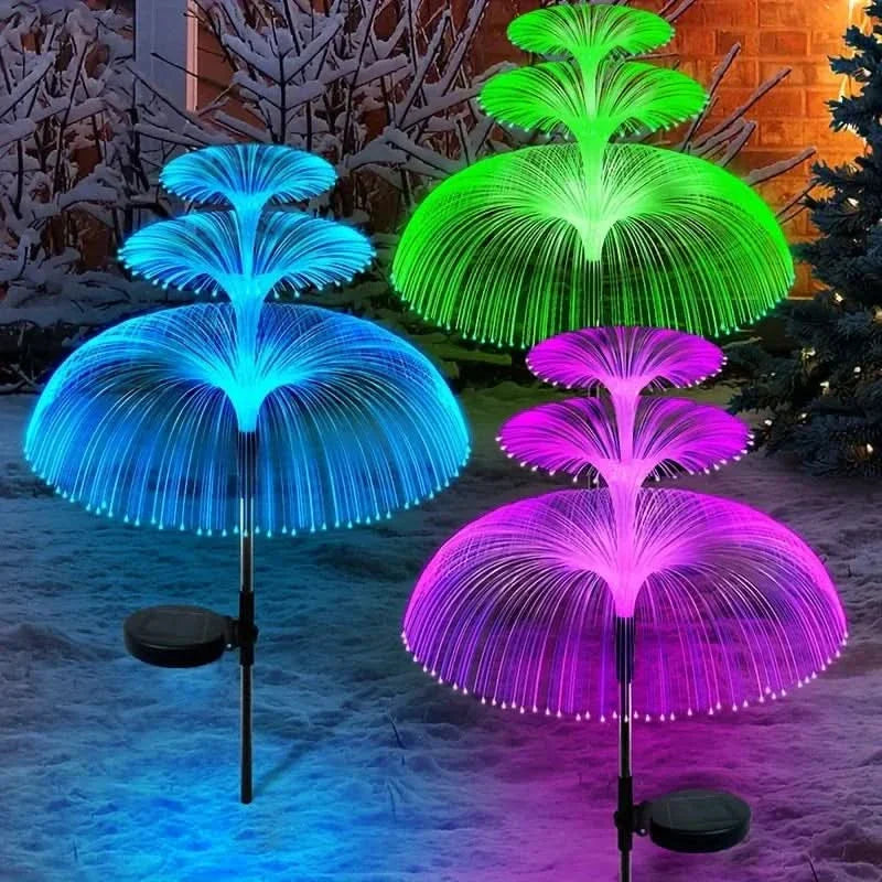 Solar Garden Lights in Jellyfish Design for Outdoor Decoration