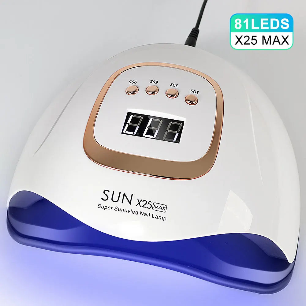 Nail Dryer with 81 LEDs for Gel Manicures at Home – UV/LED Lamp