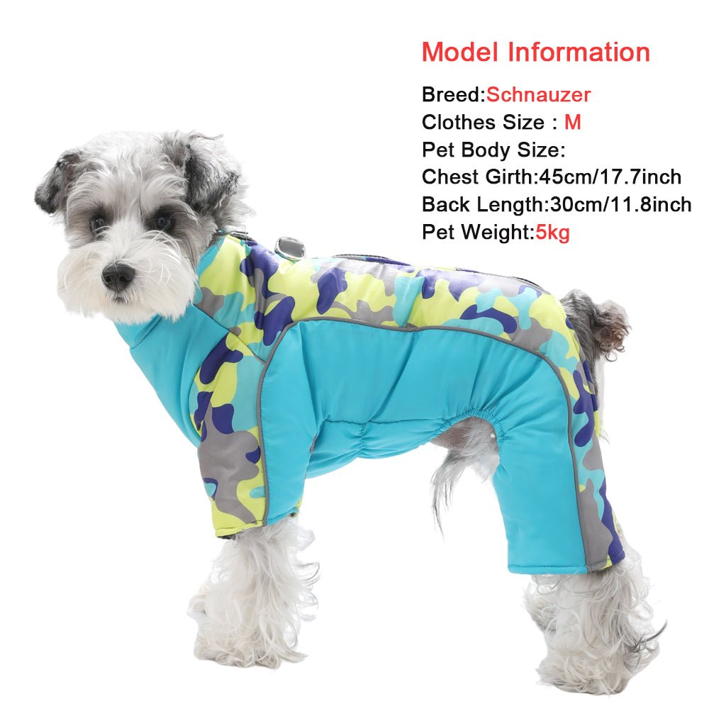Insulated and Waterproof Dog Jacket for Winter Adventures