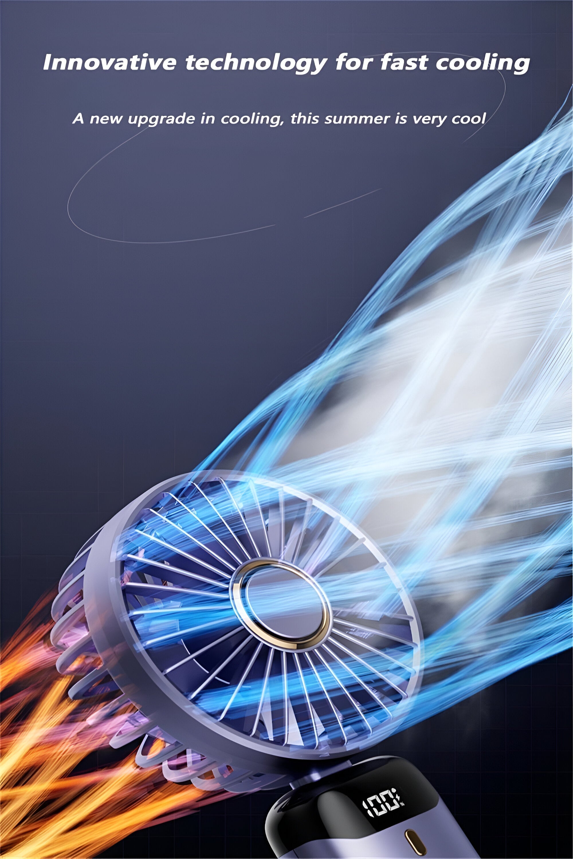 Portable Rechargeable Mini Fan for On-the-Go Cooling